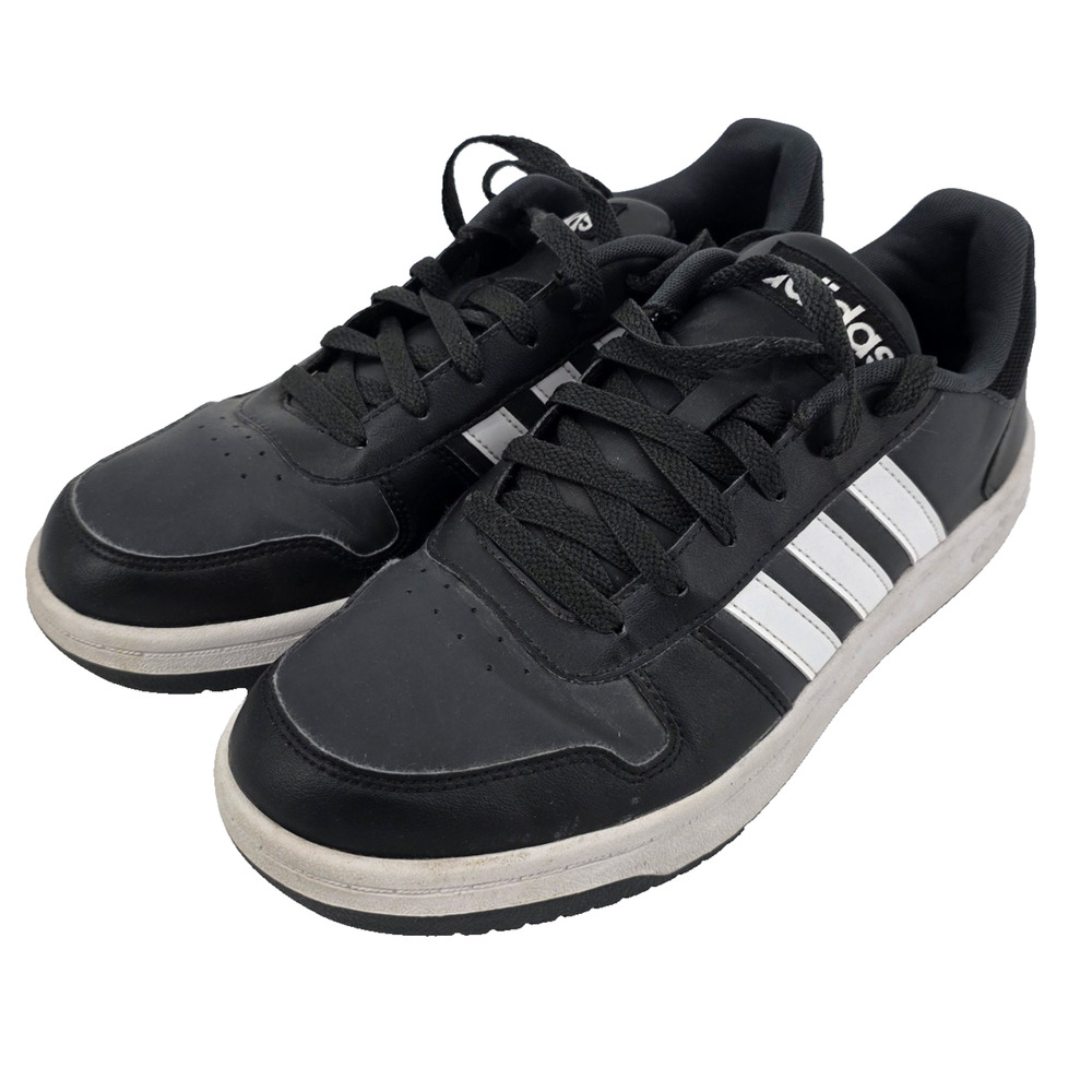 Men's Adidas Hoops 2.0 Core Black Carbon Size 9
